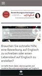 Mobile Screenshot of englische-bewerbungen.de